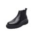 European Warm Series Cotton High-top Black Martin Mid-top Leather Boots Winter Plush Men's Shoes 6031-R_vogvips.com