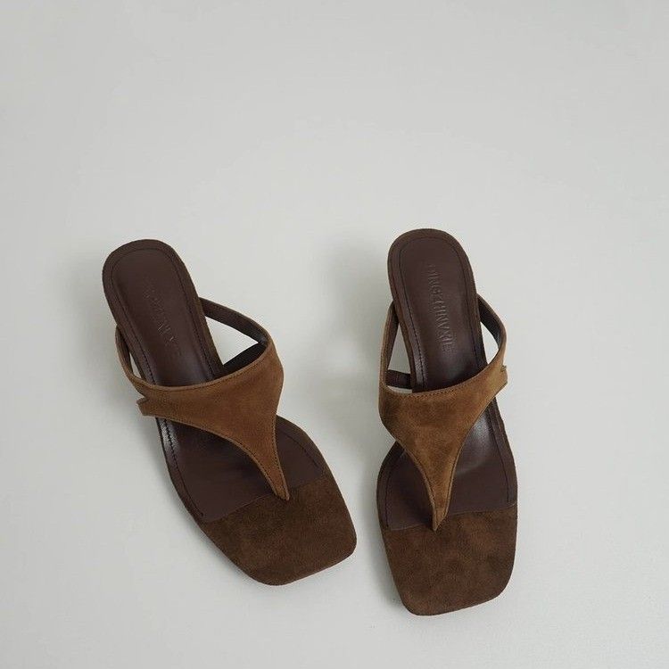 2025 Summer New European And American Style High Heel Sandals Elegant Women's Flip-Flops Made In Taizhou, Zhejiang,_vogvips.com