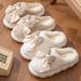 2025 New Bowknot Women's Autumn Winter Cotton Slippers Thick Sole Indoor Comfortable Lightweight Fashionable Plush Warm_vogvips.com