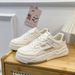Leather Breathable White For Women, Spring New Anti Slip Women's Shoes, Low Top Thick Sole Versatile Casual Niche_vogvips.com