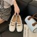 4CM Height-Increasing Ballet Flats For Women, Spring 2026 Summer New French Style Bowknot Cross-Strap Mary Jane Shoes_vogvips.com