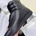Women's Shoes European Style High Top Men's Martin Boots Spliced Genuine Leather Velcro Strap Casual Shoes German Training Style_vogvips.com