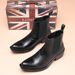 Wind Retro Leather Martin Boots Leather Boots Men's Business Formal Men's Boots Chelsea Boots_vogvips.com