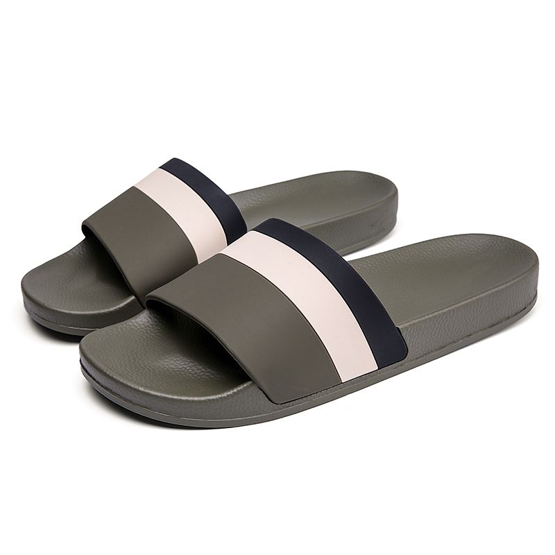 UNISEX Men Striped Sandals Soft Comfortable Non-Slip Slippers Indoor Outdoor Women Beach Shoes Quick-Dry EVA Platform_vogvips.com