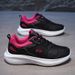 Jonidan Women's Sports Spring And Autumn Leather Waterproof Travel Shoes Soft Sole Running Casual Shock Absorption_vogvips.com