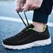 Women's Trend New Fly Woven Breathable Mesh Shoes Casual Sports Running Shoes Elderly Shoes_vogvips.com