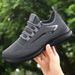 New Trendy With Fly Woven Mesh Surface, Breathable Running Men, Versatile Shock-Absorbing Sports Shoes For Spring,_vogvips.com