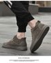 Men's Breathable Shoes Men's Retro Matte Suede Invisible Inner Heightening Men's Shoes Heightening Shoes Medium Help Casual Board Shoes_vogvips.com