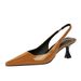 2A02 Style Minimalist Women's Shoes, Wine Glasses, High Heels, Shallow Mouth, Small Square Head, Hollowed Out Strap, And_vogvips.com