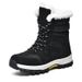 2025 New Velvet Camouflage Snow Boots Outdoor Anti Slip High Top Cotton Shoes Cross Border Large Thickened Warm Boots_vogvips.com