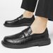 Japanese Soft Sole Business Genuine Leather Formal Men's Pointed Toe Lace-up Wedding Three-joint Oxford Shoes British_vogvips.com