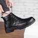 Martin Boots Men's Invisible Inner Heightening Shoes High-top Casual Leather Shoes Warm Cotton Shoes Retro Tooling Shoes Tide_vogvips.com