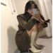 Korean Style White Pointed Toe High Over-the-Knee Thick Heel Slim Elastic Long Petite Rider Boots_vogvips.com