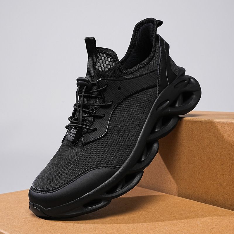Hot Selling Trendy Lightweight Fly Woven Sports Men's Breathable Casual Running Shoes Trend_vogvips.com