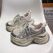 Women's Casual Sneakers With 7cm Platform Height - Retro Chunky Dad Shoes For Spring & Fall, Lightweight & Comfortable, Breathable Upper, Rubber Sole_vogvips.com