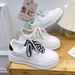 Xiaoya Little White Low Top Thick Bottom Spring For Children New Design Versatile Casual Sports Board Shoes_vogvips.com