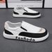 Spring New Breathable Canvas Men's Ice Silk Cloth Lazy One Step Casual Board Shoes_vogvips.com