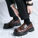 Korean Spring Big Head For Men's Fashion, Laughing, Heightening, Lefu , Thick Sole, Formal Dress, Business Leather_vogvips.com
