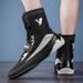 Men’s Shoes New Men's High Top Breathable Non Slip Training Wrestling Shoes Lightweight Wear Resistant Boxing Shoes_vogvips.com