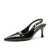Dress Shoes Summer High Heels Sandals Buckle Punk Style Stiletto Pointed Toe Sexy Fashion Women's Luxury Women Designers_vogvips.com