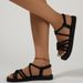 2026 Women Summer Sandals Leisure Wedges Shoes Soft EVA Sole Light Weight Elastic Back Strap Girls Student Platform_vogvips.com