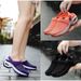 Plus Size Women's Summer Style Mesh Mesh Slip Ons Rocking Mom Half Cup Sandals Reversible_vogvips.com