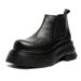 Lightweight Thick-soled Heightening Retro Tooling Boots Lazy Feet One Pedal Men's Boots Martin Boots_vogvips.com