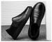 Men's Round Head First Layer Casual Shoes Sleeve Low Heel Leather Shoes Men's Casual Shallow Mouth Leather Shoes_vogvips.com