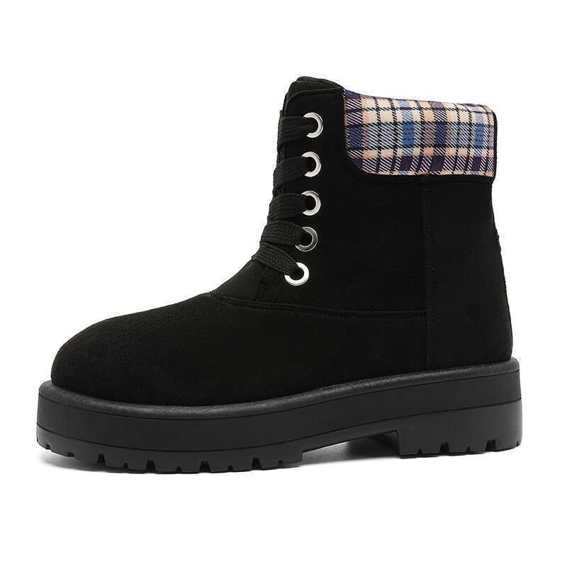 Petite 5cm Autumn Winter Outdoor Casual Martin Men Leather Round Toe Stylish Slim Fashion Short Boots YZ06_vogvips.com