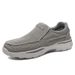 Euro Step Large Size Men's Canvas Slip-On Lazy Lightweight Casual Shoes Loafers Comfortable_vogvips.com