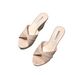 10CM Wedge Thick Sole Peep Toe Sandals High Heel Waterproof Platform Women's Outdoor Patchwork Straw Woven Non-Slip_vogvips.com