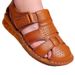 2026 Top-layer Summer Sandals Genuine Leather Men's Casual Non-slip Cowhide Sole Closed-toe Beach Shoes Breathable_vogvips.com
