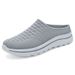 Women's Bag Head Slippers Women's Shoes Casual Shoes One Pedal Lazy Shoes Flying Woven Breathable Single Shoes_vogvips.com