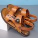 Men's Shoes, Summer Sandals, Trendy Style, Leather Beach Shoes For External Wear, Men's Anti Slip, Driving, Soft Soled_vogvips.com