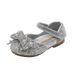 Girls Princess Baby Little Big Boys Girls Bow Single Shoe Leather Dance Show Shoes_vogvips.com