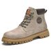 Martin Boots Men's Rhubarb Boots High Top Men's Boots Wind Boots First Layer Tooling Boots_vogvips.com