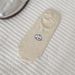 Women's & Men's Cute Cat Embroidery No-Show Socks - Breathable Cotton Low-Cut Invisible Socks With Anti-Slip Grip For Daily Wear_vogvips.com