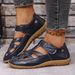 Cross-border Plus-size Cross-woven Closed-toe Sports Sandals, Velcro Flat Shoes, Women's Roman Sandals_vogvips.com