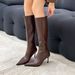 So Beautiful! Super Slimming Pointed Toe High Heel Stretch Slim Long For Women, Autumn Winter Leg-Wrapping Boots,_vogvips.com