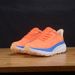 Orange And Blue Color-Block Racing Running Mesh Breathable Professional Technology Sports Training Shoes (Pu Shoes)_vogvips.com