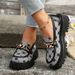 Women's Shoes New Large Size Height Enhancing Women's Shoes Versatile Platform Small Leather Shoes_vogvips.com