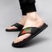 European Men's Flip-flops, Trendy Summer 2024 New Beach Shoes, Casual Versatile Soft-soled Sandals For Men_vogvips.com