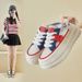 Little White Shoes Female Students Thick-soled Heightening Shoes Mesh Breathable Casual Shoes_vogvips.com