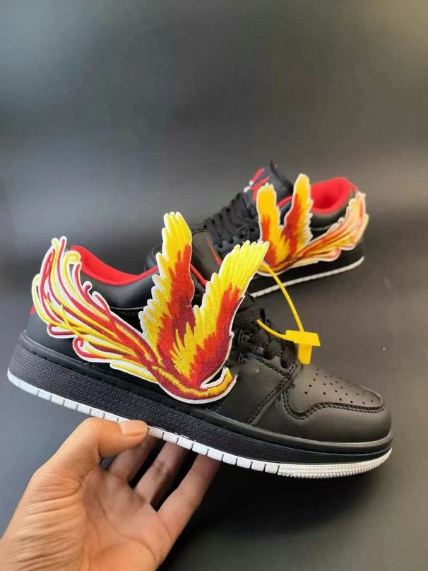 26ss Casual New Sports Shoes For Women And Men, Solid Color Shoes, Fire Phoenix Style, Unisex Men, , Style,_vogvips.com