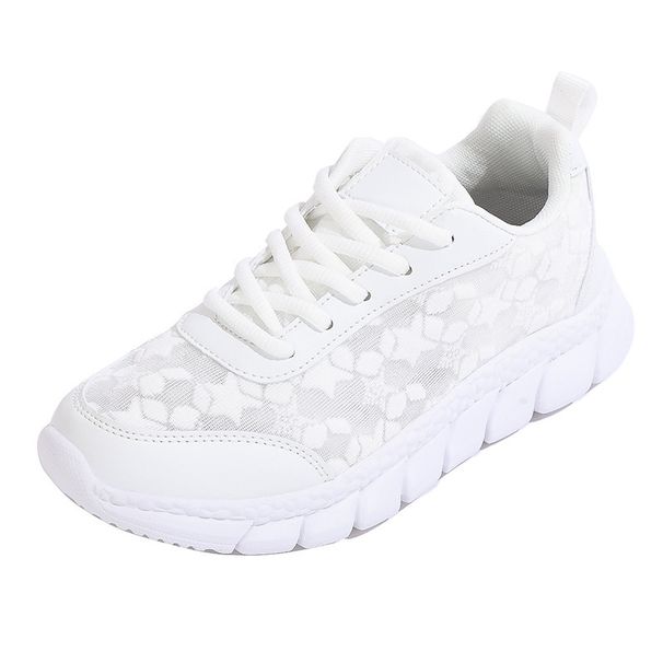 Versatile White Sneakers For Women New Summer Women's Lightweight Soft Sole Running Sports Comfortable Breathable Casual_vogvips.com