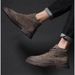 European Warm Series Martin High-top Leather New Versatile Breathable Men's Shoes British Style Spring Mid-top Work Boots_vogvips.com