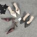 Women's Closed-Toe Block Heel Sandals - Chic Pointed-Toe Mule Slides For Fall Stiletto Heel, Closed Toe High Heels, No Exposing Toes_vogvips.com
