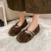 French-style Evening Cross-strap Mary Jane Cotton Women, 2025 Autumn New Model, Comfortable And Versatile Furry Shoes_vogvips.com