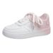 Gradient Color White Shoes For Women New New Sports Shoes Breathable Student All Match Board Shoes_vogvips.com