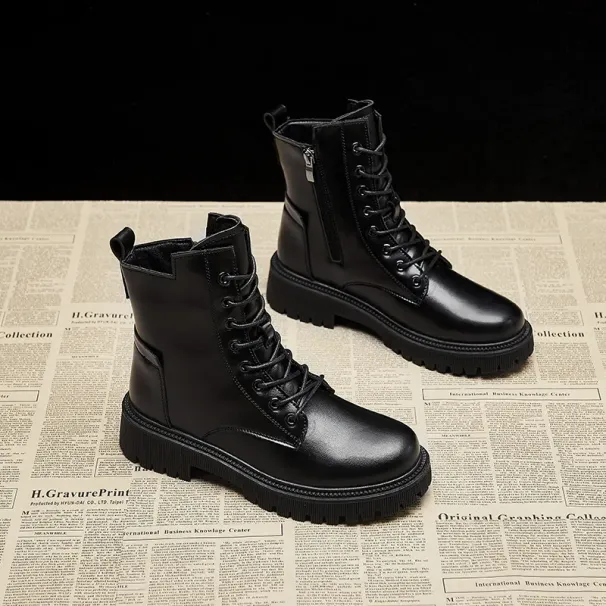 2026 Winter Shoes Boots Women Large Size Dropshipping Non-slip Women's Snow Boots Genuine Leather Warm Women's Ankle Boots_vogvips.com